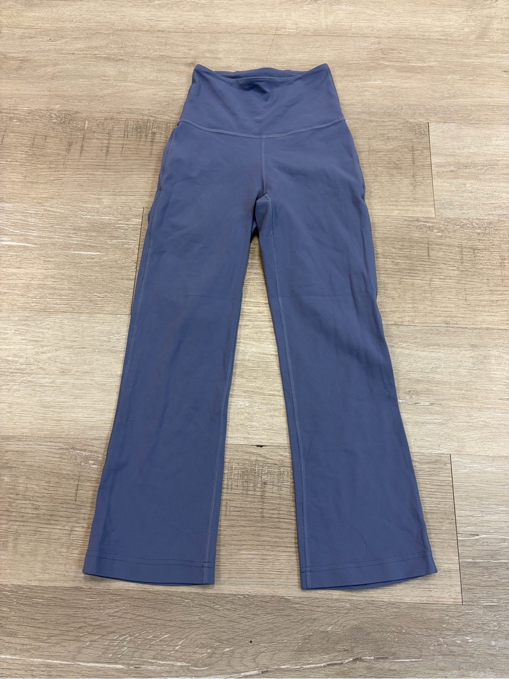 Lululemon athletica Slate Blue Groove Nulu Flared Leggings